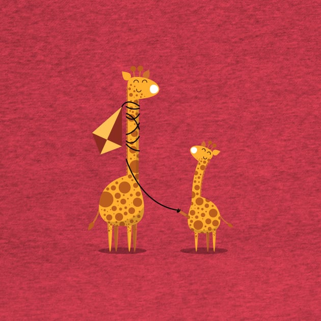 Giraffes can't fly kites by TipTop